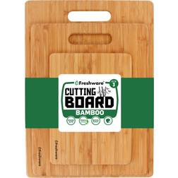 Freshware Bamboo Kitchen [Set Wood Meat Chopping Board